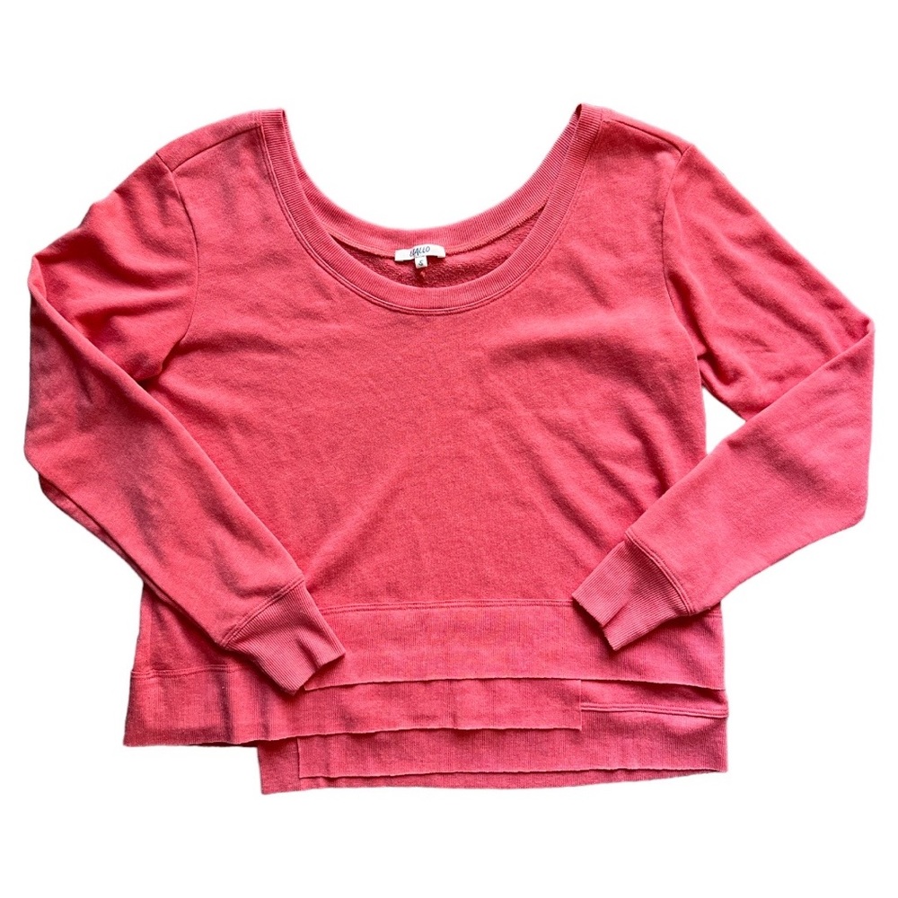 Leallo Super Soft Coral Sweater Sz Small